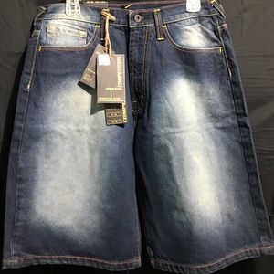 COMPETITION size 32 men plain Jean shorts new